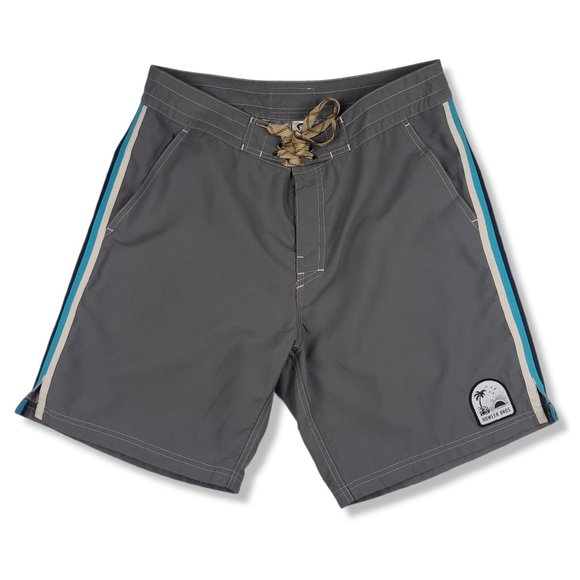 New Howler Brothers sz 31 Grey Chandler Old School Board Short Swim trunks w/tag - Picture 12 of 12